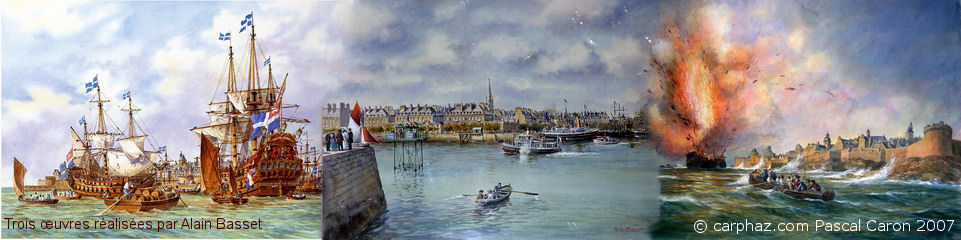 Alain Basset Artiste Place Brevet à Saint-Malo