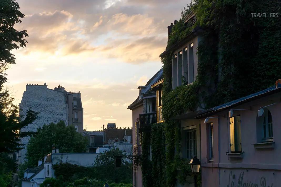 Sonnenuntergang in Paris