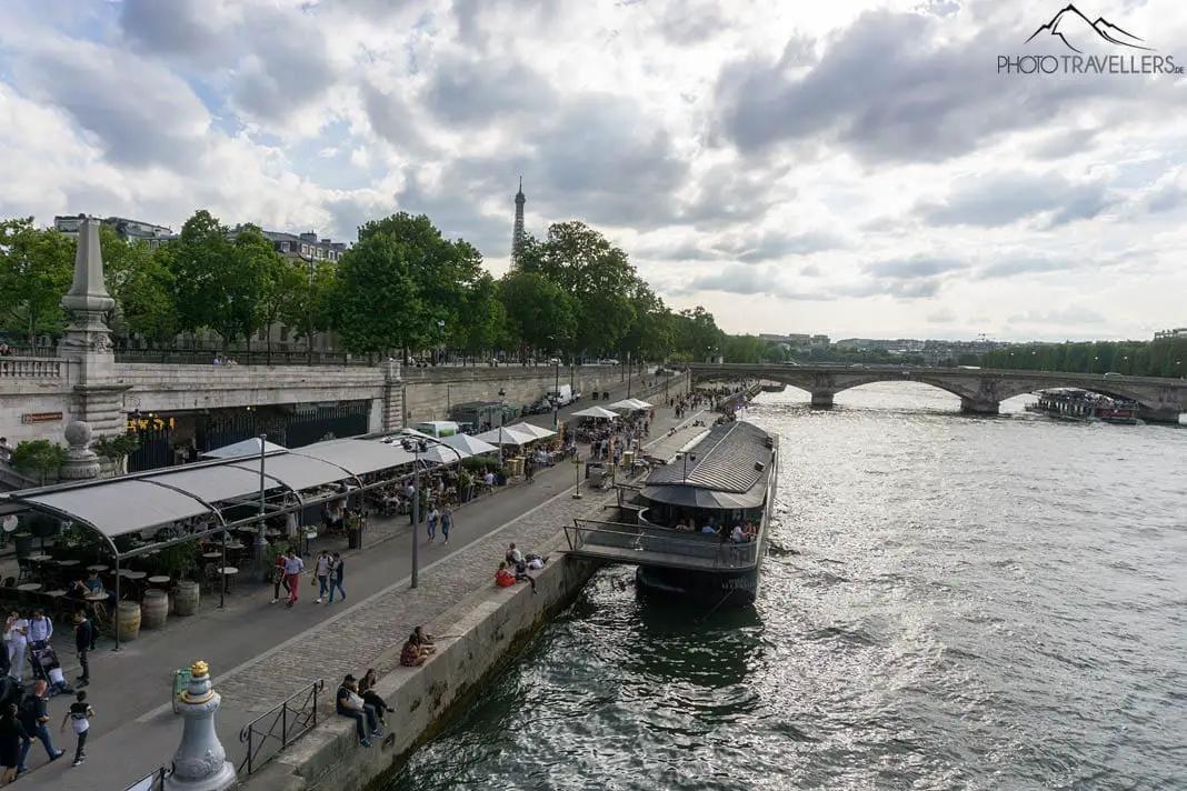 Blick aufs Seine-Ufer