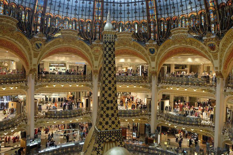 Galerías Lafayette paris en cuatro días