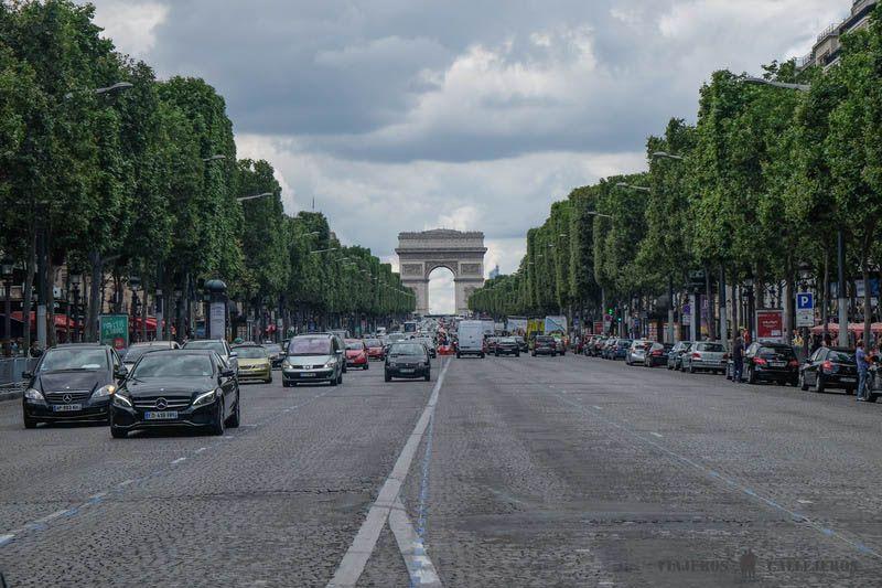 Campos Eliseos, uno de los lugares que visitar en París